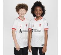 Liverpool F.C. 2024/25 Stadium Third Older Kids' Nike Dri-FIT Football Replica Shirt - White - Polyester
