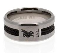 Liverpool F.C. Black Inlay Ring Small