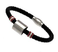 Liverpool F.C. Colour Ring Leather Bracelet