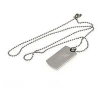 Liverpool F.C. Engraved Crest Dog Tag & Chain LB