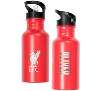 Liverpool F.C. Football Personalised Metal Water Bottle 500ml - Engraved Name School & Training Bottle - Gift for For Boys & Football Fans 100% Leakproof BPA Free Drink Bottle