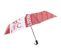 Liverpool F.C. Hy-Pro Officially Licensed Umbrella - One Click Open, Pocket Umbrella, Compact, Lightweight, Portable, Travel, Small, Red