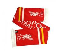 Liverpool F.C. Liverpool FC Liver Bird Jacquard Scarf, Red/White/Yellow, One Size