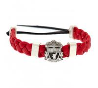 Liverpool F.C. Men's Liverpool FC PU Slider Bracelet in Red Liverpool F.C. Red One Size