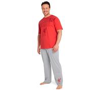 Liverpool F.C. Mens Pyjamas Set, Long Cotton PJs, Football Gifts
