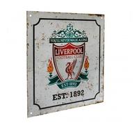 Liverpool F.C - Metal Retro Logo Sign