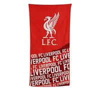 Liverpool F.C. Official Beach Bath Towel, Red, 70 x 140 cm
