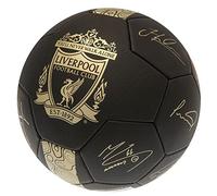 Liverpool F.C. Phantom Signature Soccer Ball, Black/Gold, 5