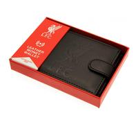 Liverpool F.C. RFID Anti Fraud Wallet ( Real Leather ) Debossed Crest