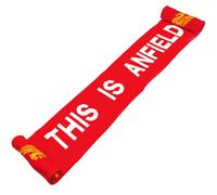 Liverpool F.C. THIS IS ANFIELD Crest Liverbird YNWA Scarf.