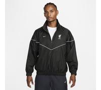 Liverpool F.C. Windrunner Men's Nike Football Anorak Jacket - Green - Nylon M