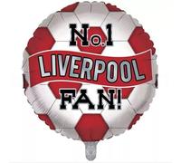 Liverpool Fan 18-inch Jumbo Big Size Foil Football Balloon, Red and White