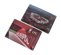 Liverpool FC 2 Pack Metal Stadium Sign