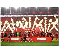Liverpool FC 2022 FA Cup Final Winners Photo / Poster Jordan Henderson Team Squad 36"x24" (/LFC22-FAC)