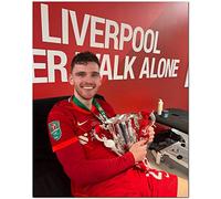 Liverpool FC 2022 FA / League Cup Final Winners Poster Selection Andy Robertson : Carabao Cup, 30''x24'' - Carabao Cup #LFC12