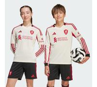 Adidas Liverpool Fc 25/26 Away Junior Long Sleeve T-shirt White 11-12 Years Boys,Girls
