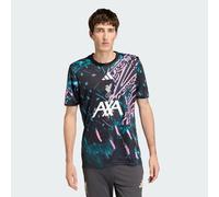Adidas Liverpool Fc 25/26 Pre Match Short Sleeve T-shirt Blue XL Men