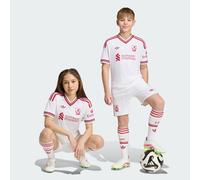 LFC adidas Youth 26/27 Alternate Away Shorts White