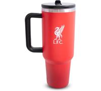 Hy-Pro Officially Licensed Liverpool 40oz/1.18 L Thermal Flask & Handle - Metal Water Bottle with Straw, Portable Water Bottle for Sports & Daily Use - Stainless Steel Design