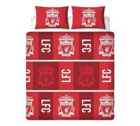 Liverpool FC 91 Rotary Crest Reversible Duvet Cover Set in Red | Size: Single Liverpool FC Red Single