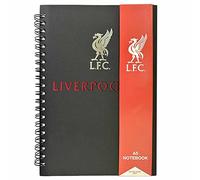 Liverpool FC A5 Spiral Notebook, Notebooks, Lined Pages, Sports, Gift