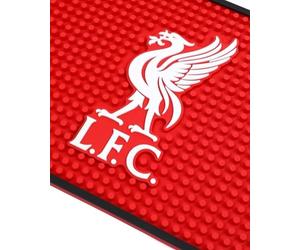 Liverpool FC Bar Runner Mat with Liverbird Logo, 22 x 58 cm, Red