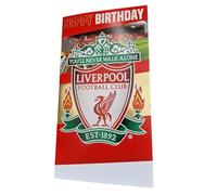 LIVERPOOL FC BIRTHDAY CARD PERSONALISE WITH RELATION NAME STICKER SHEET