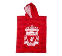 Liverpool Football Club Officially Licenced Hooded Towel Poncho | Super Soft Feel, Boots Design | Swimming Changing Robe Perfect The Home, Bath & Beach, 55 x 50 cm
