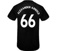 Liverpool FC Boys Alexander-Arnold 66 Poly T-Shirt Black 6-7 Years