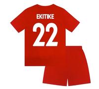Liverpool FC Boys Ekitike 22 Sublimation Short Pyjamas Red 10-11 Years
