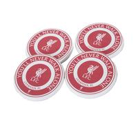 Liverpool Fc Ceramic Coaster Set (Pack Of 4) Red/white (One Size)