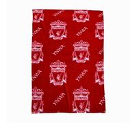 Liverpool FC Character World Official Fleece Throw Blanket | Super Soft, Football YNWA Design | Warm Super Soft Feel Red Throw | Perfect for Home, Bedroom, Sleepovers & Camping