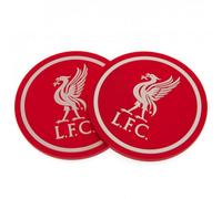 Liverpool Fc Coaster Set (Pack Of 2) Red (One Size)