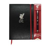 Liverpool Fc Crest A5 Notebook & Pen Black (One Size)