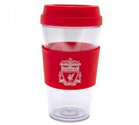 Liverpool Fc Crest Travel Mug Clear/red (One Size)
