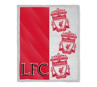 Liverpool Fc Crested Sherpa Fleece Blanket