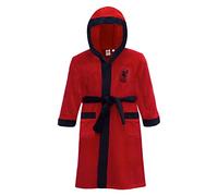 Liverpool FC Dressing Gown Robe Boys Fleece Official Football Gift Red 11-12 Yrs