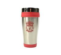 Liverpool FC Executive Metallic Travel MugOne Size Silver/Red BS3786