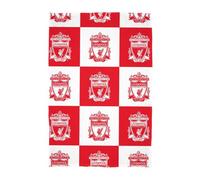 Liverpool Fc Fleece Checkerboard Blanket Red/white (150Cm X 100Cm)