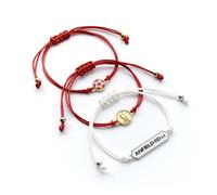 The Carat Shop Friendship Bracelet Set LFCFB003 – Liverpool FC – Alloy/Copper/Aluminium – Set of 3