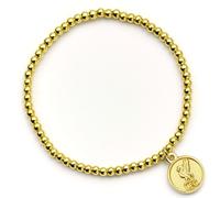 Liverpool FC Gold Finish Bead Bracelet Official Licensed Product