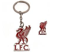 Liverpool FC Keyring & Badge Set