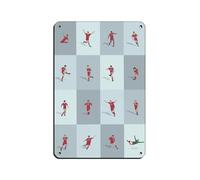 Liverpool FC Legends Retro Poster Metal Tin Sign Chic Art Retro Iron Painting Bar People Cave Cafe Family Garage Poster Wall Decoration 8x12inch(20x30cm)