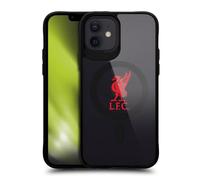 Liverpool FC LFC Liverbird Logo Icon Black Shockproof Bumper Case [Military Grade Protection] Compatible with Apple iPhone 12 / iPhone 12 Pro and Compatible with MagSafe