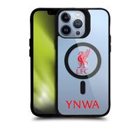 Liverpool FC LFC Liverbird YNWA Logo Icon Black Shockproof Bumper Case [Military Grade Protection] Compatible with Apple iPhone 13 Pro Max and Compatible with MagSafe
