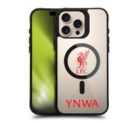 Liverpool FC LFC Liverbird YNWA Logo Icon Black Shockproof Bumper Case [Military Grade Protection] Compatible with Apple iPhone 16 Pro Max and Compatible with MagSafe