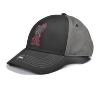 Liverpool FC Mass MVP Baseball Cap Charcoal Black Red