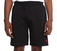 Liverpool FC Mens Crest Sweat Shorts (S) (Black)