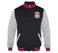 Liverpool FC Mens Jacket Varsity Baseball Retro OFFICIAL Football Gift