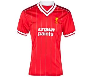 Liverpool FC Men's Mens Score Draw 1982 Home Shirt in Red | Size: Large Liverpool FC Red L